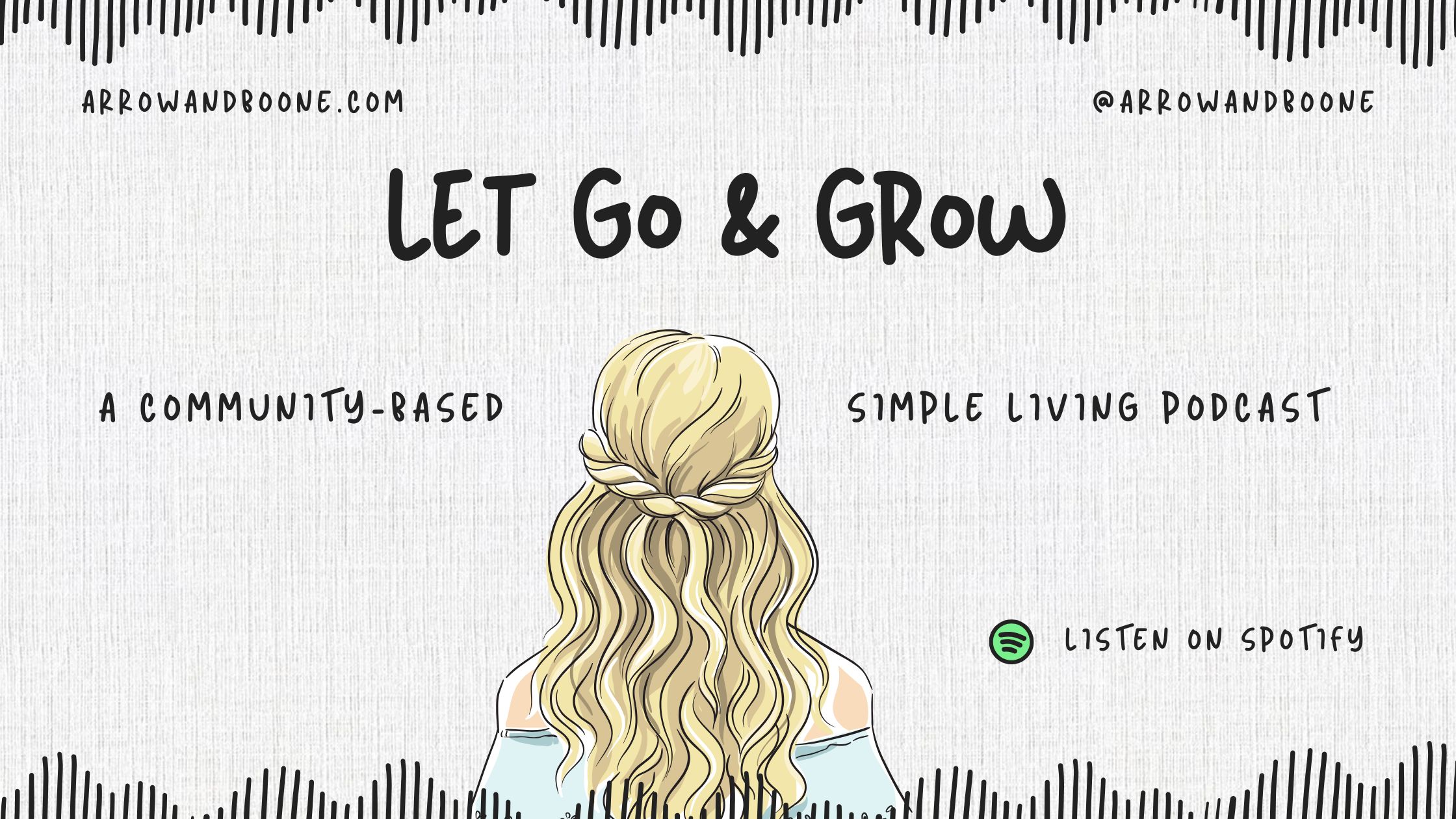 Let Go & Grow Podcast Banner